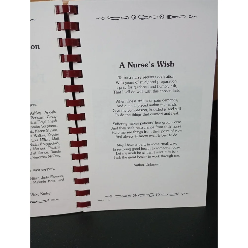 Catawba Valley Community College Nursing Cookbook Hickory, ‎ North Carolina 2005